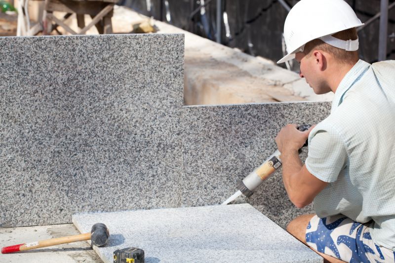Close-up of Granite Edge Work